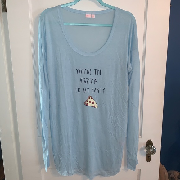 YOU’RE THE PIZZA TO MY PARTY 🎉 NWT MAKE+MODEL NIGHTSHIRT XL - Picture 2 of 11
